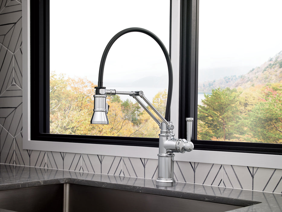 Brizo Artesso: Single Handle Articulating Kitchen Faucet