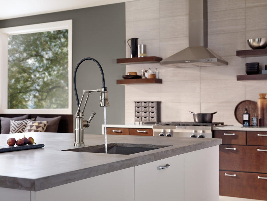 Brizo Artesso: Single Handle Articulating Kitchen Faucet