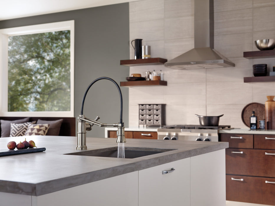 Brizo Artesso: Single Handle Articulating Kitchen Faucet