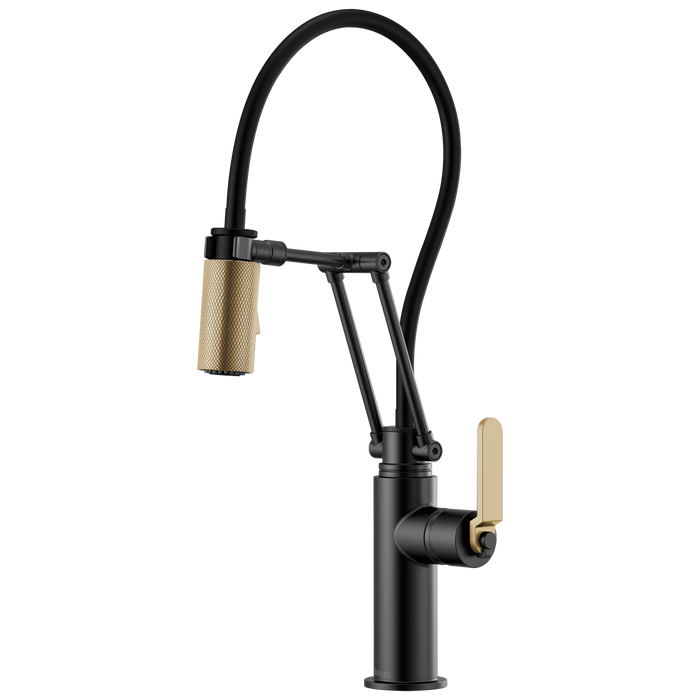 Brizo Litze:63244LF Articulating Faucet with Industrial Handle