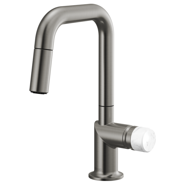 Brizo Odin 63965LF Pull-Down Prep Faucet with Square Spout - Less Handle