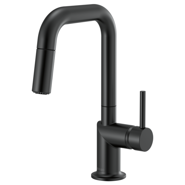 Brizo Odin: Pull-Down Prep Faucet with Square Spout - Less Handle