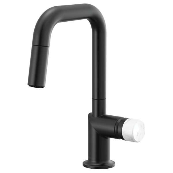 Brizo Odin: Pull-Down Prep Faucet with Square Spout - Less Handle