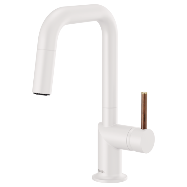 Brizo Odin: Pull-Down Prep Faucet with Square Spout - Less Handle