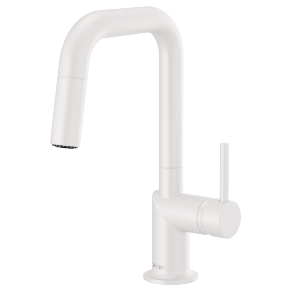 Brizo Odin: Pull-Down Prep Faucet with Square Spout - Less Handle