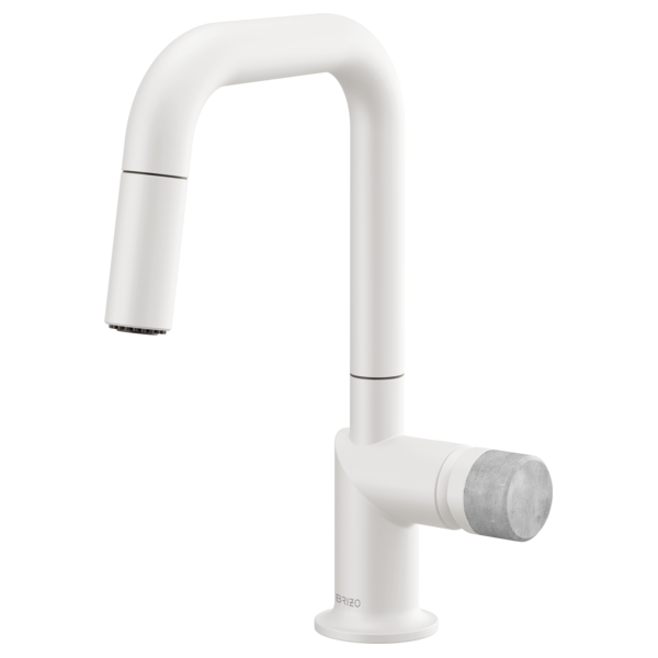 Brizo Odin: Pull-Down Prep Faucet with Square Spout - Less Handle