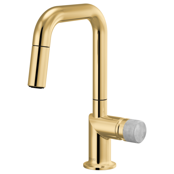 Brizo Odin 63965LF Pull-Down Prep Faucet with Square Spout - Less Handle