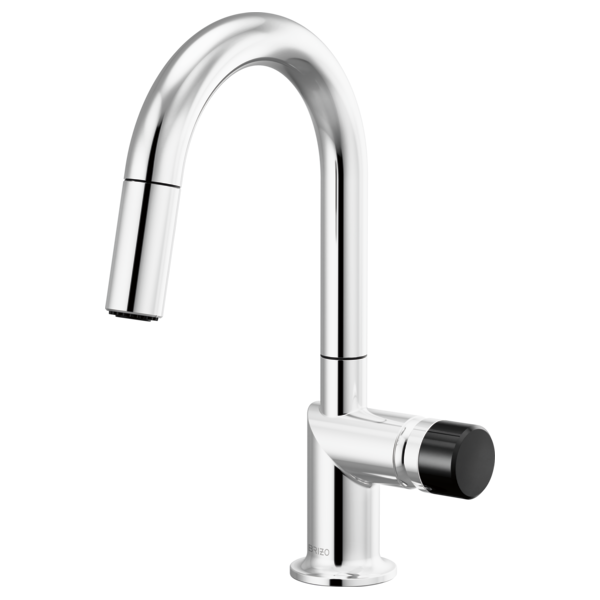 Brizo Odin: Pull-Down Prep Faucet with Arc Spout - Less Handle