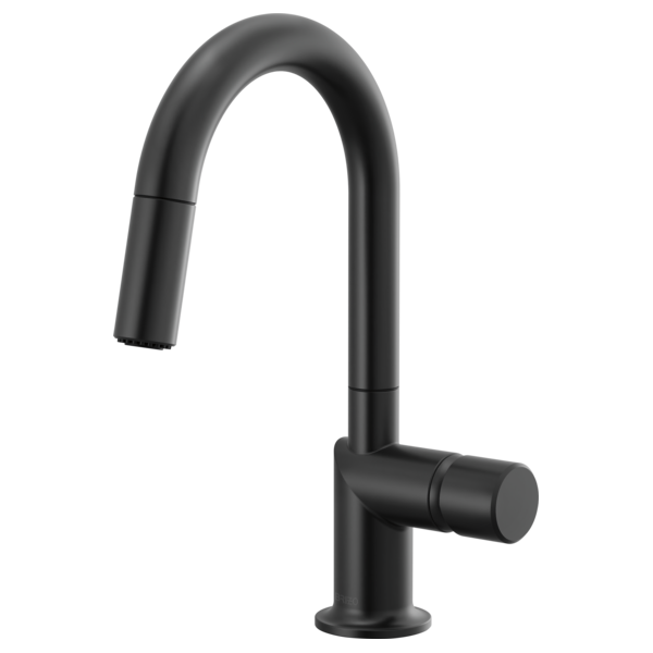 Brizo Odin: Pull-Down Prep Faucet with Arc Spout - Less Handle