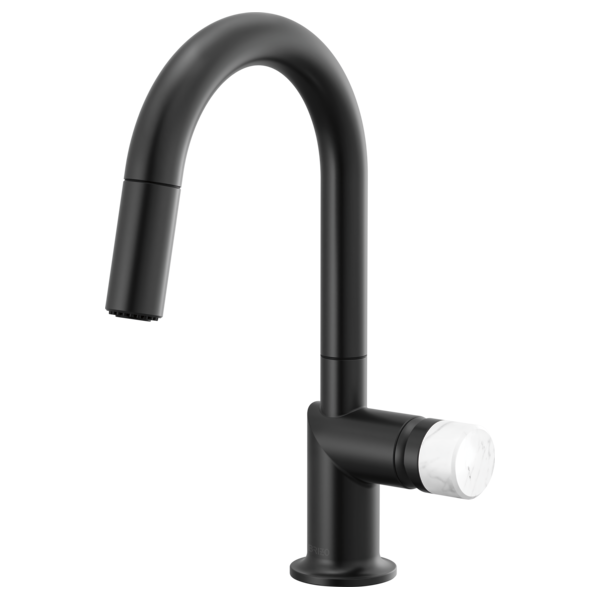 Brizo Odin: Pull-Down Prep Faucet with Arc Spout - Less Handle