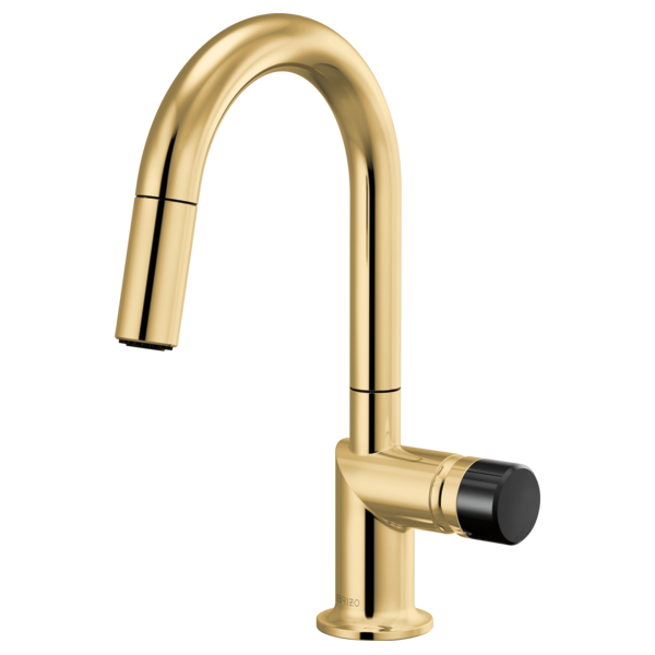 Brizo Odin 63975LF Pull-Down Prep Faucet with Arc Spout - Less Handle