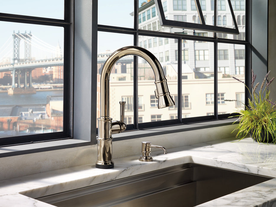 Brizo Artesso: Single Handle Pull-Down Kitchen Faucet with SmartTouch(R) Technology