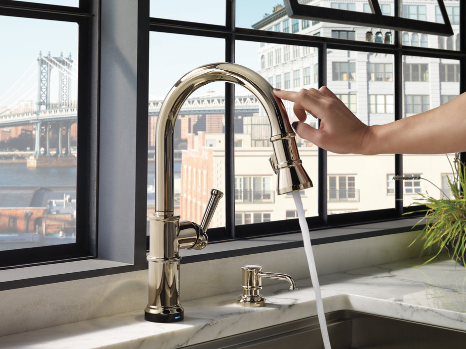 Brizo Artesso: Single Handle Pull-Down Kitchen Faucet with SmartTouch(R) Technology