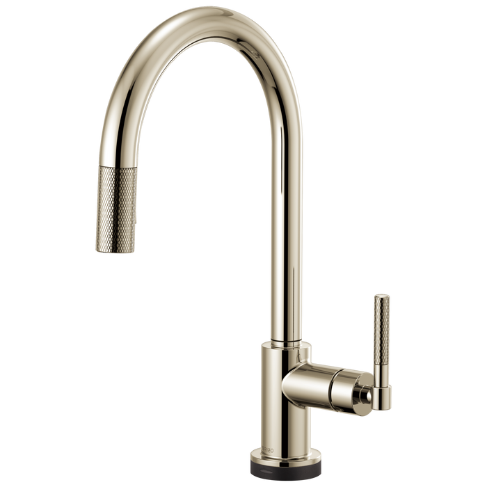 Brizo Litze: SmartTouch Pull-Down Faucet with Arc Spout and Knurled Handle