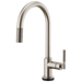 Brizo Litze: SmartTouch Pull-Down Faucet with Arc Spout and Knurled Handle
