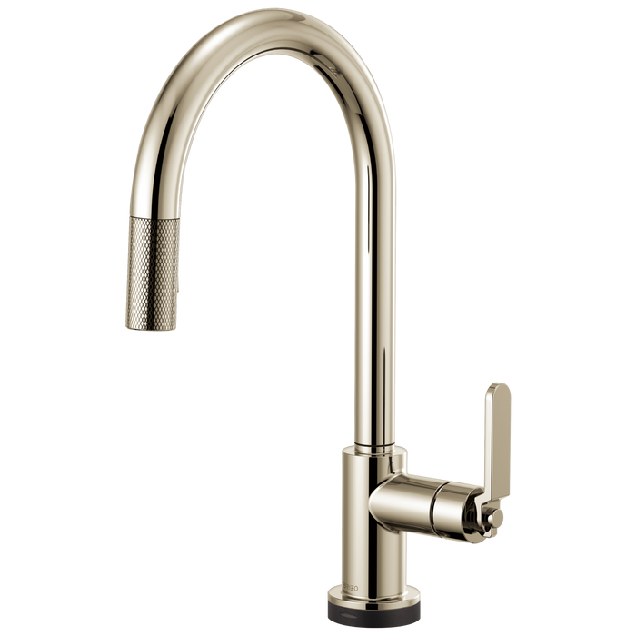 Brizo Litze:64044LF SmartTouch Pull-Down Kitchen Faucet with Arc Spout and Industrial Handle