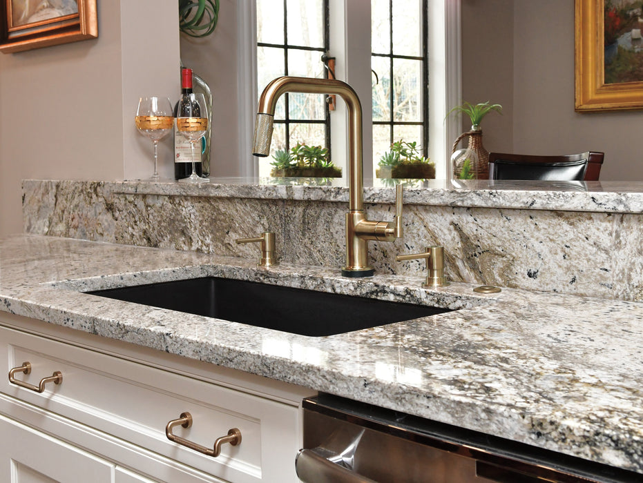 Brizo Litze: SmartTouch Pull-Down Faucet with Square Spout and Knurled Handle