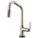 Brizo Litze:64064LF SmartTouch Pull-Down Kitchen Faucet with Angled Spout and Industrial Handle
