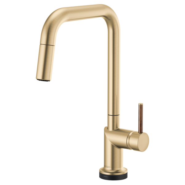 Brizo Odin: SmartTouch Pull-Down Kitchen Faucet with Square Spout - Less Handle