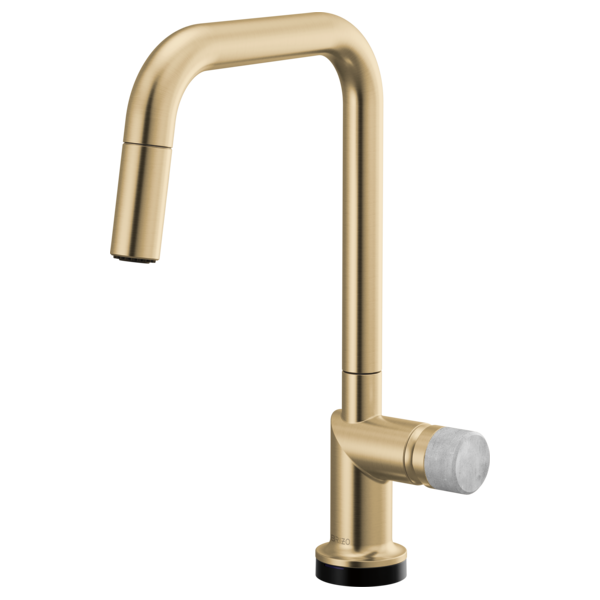 Brizo Odin: SmartTouch Pull-Down Kitchen Faucet with Square Spout - Less Handle