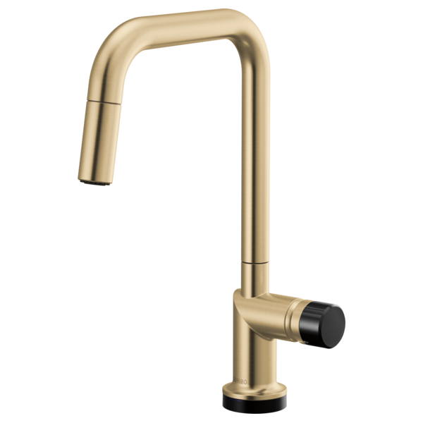 Brizo Odin: SmartTouch Pull-Down Kitchen Faucet with Square Spout - Less Handle