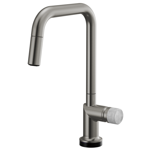 Brizo Odin 64065LF SmartTouch Pull-Down Kitchen Faucet with Square Spout - Less Handle