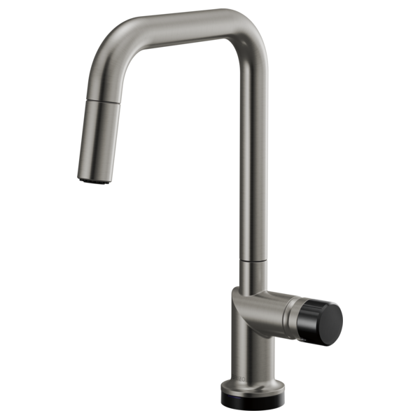 Brizo Odin 64065LF SmartTouch Pull-Down Kitchen Faucet with Square Spout - Less Handle