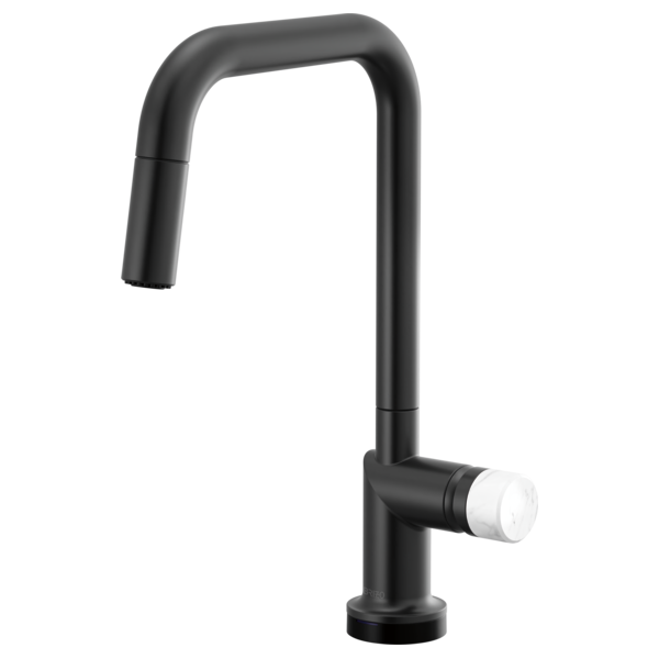 Brizo Odin: SmartTouch Pull-Down Kitchen Faucet with Square Spout - Less Handle