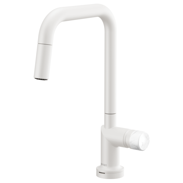 Brizo Odin: SmartTouch Pull-Down Kitchen Faucet with Square Spout - Less Handle