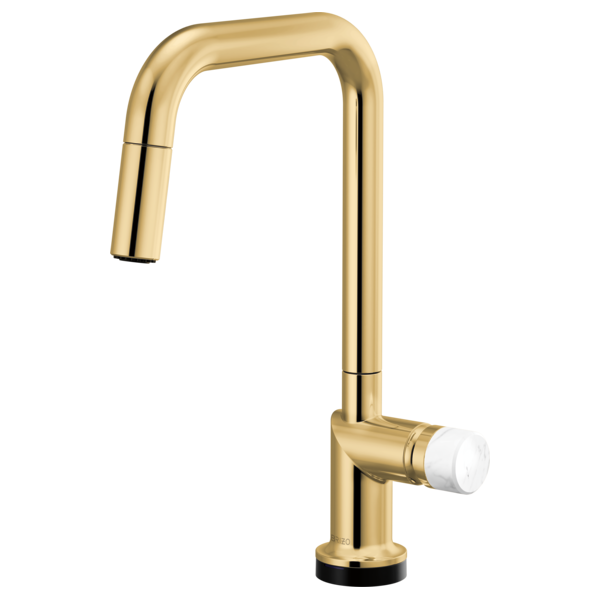Brizo Odin 64065LF SmartTouch Pull-Down Kitchen Faucet with Square Spout - Less Handle