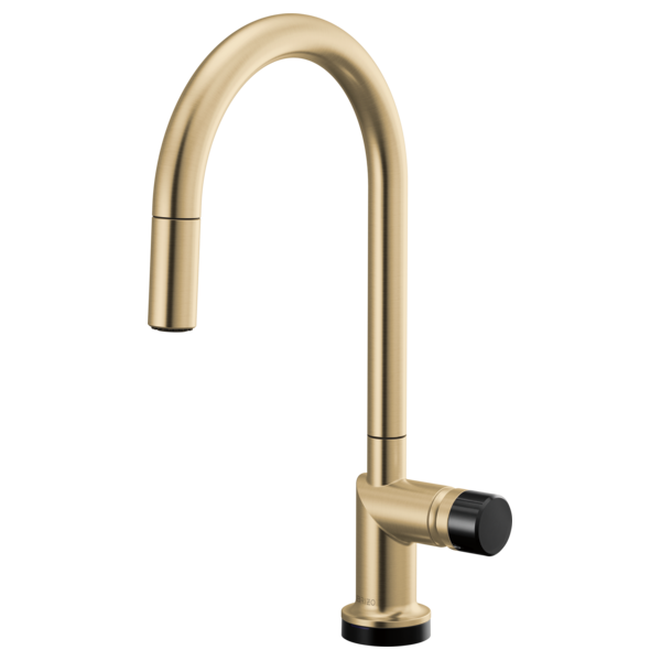 Brizo Odin: SmartTouch Pull-Down Kitchen Faucet with Arc Spout - Less Handle