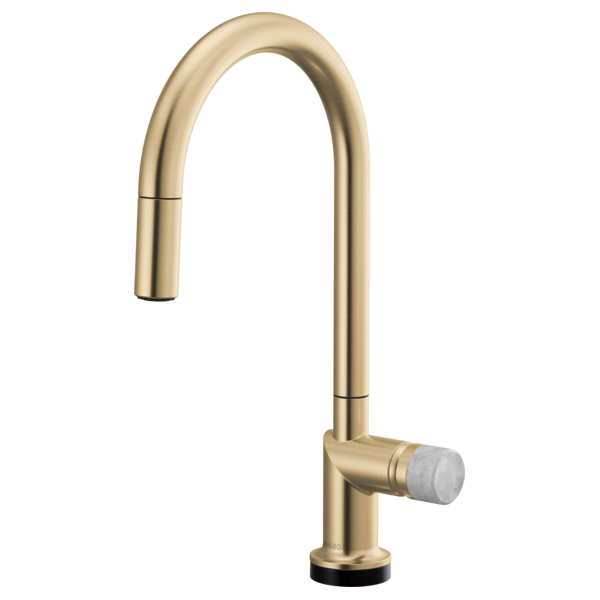 Brizo Odin: SmartTouch Pull-Down Kitchen Faucet with Arc Spout - Less Handle