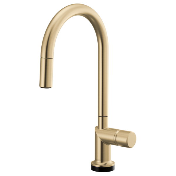 Brizo Odin: SmartTouch Pull-Down Kitchen Faucet with Arc Spout - Less Handle