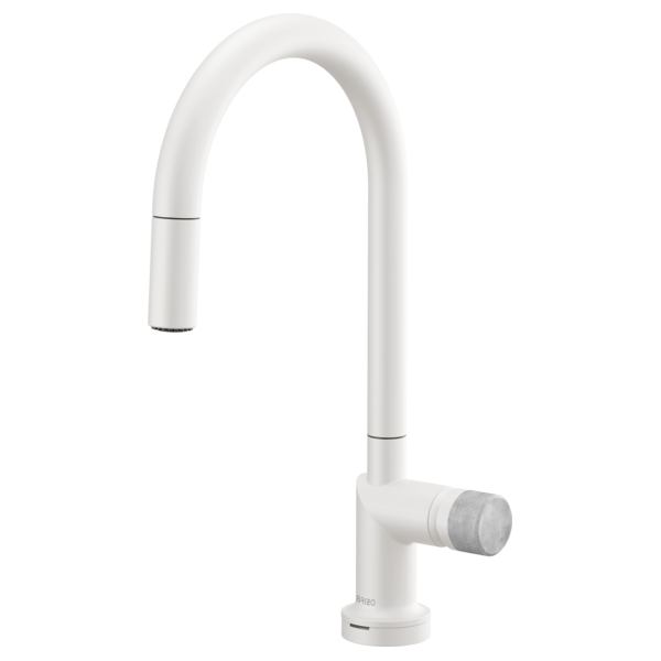 Brizo Odin: SmartTouch Pull-Down Kitchen Faucet with Arc Spout - Less Handle