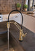 Brizo Litze: SmartTouch Articulating Kitchen Faucet with Industrial Handle