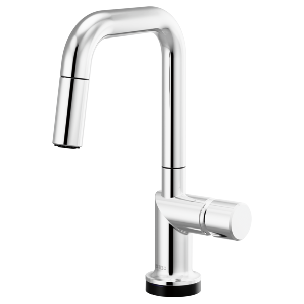 Brizo Odin 64965LF SmartTouch Pull-Down Prep Kitchen Faucet with Square Spout - Less Handle