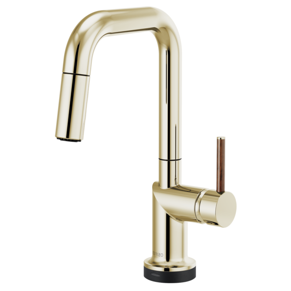 Brizo Odin 64965LF SmartTouch Pull-Down Prep Kitchen Faucet with Square Spout - Less Handle