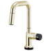 Brizo Odin 64965LF SmartTouch Pull-Down Prep Kitchen Faucet with Square Spout - Less Handle