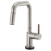 Brizo Odin 64965LF SmartTouch Pull-Down Prep Kitchen Faucet with Square Spout - Less Handle