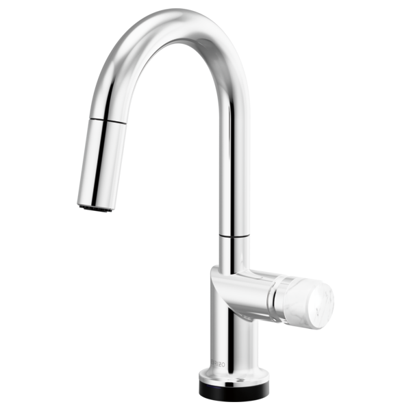 Brizo Odin: SmartTouch Pull-Down Prep Kitchen Faucet with Arc Spout - Less Handle
