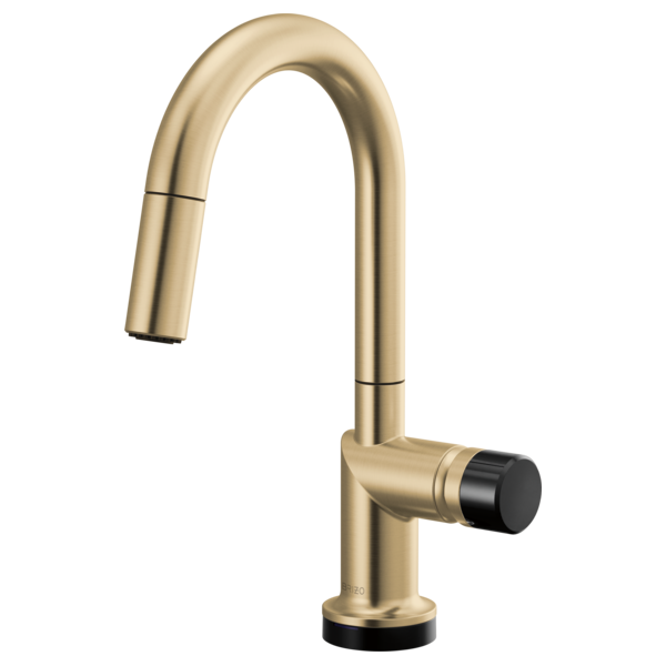 Brizo Odin: SmartTouch Pull-Down Prep Kitchen Faucet with Arc Spout - Less Handle