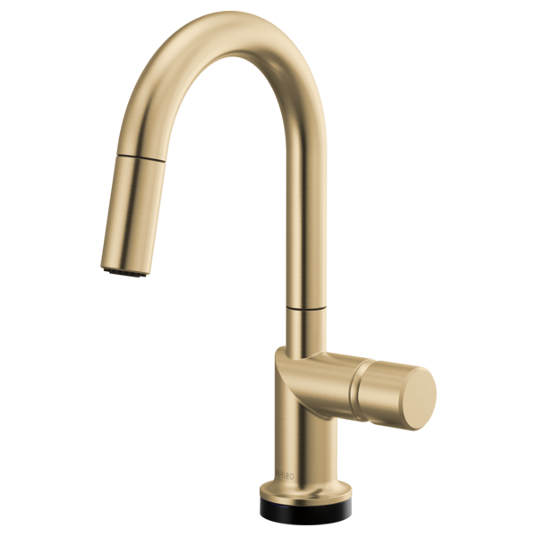 Brizo Odin: SmartTouch Pull-Down Prep Kitchen Faucet with Arc Spout - Less Handle