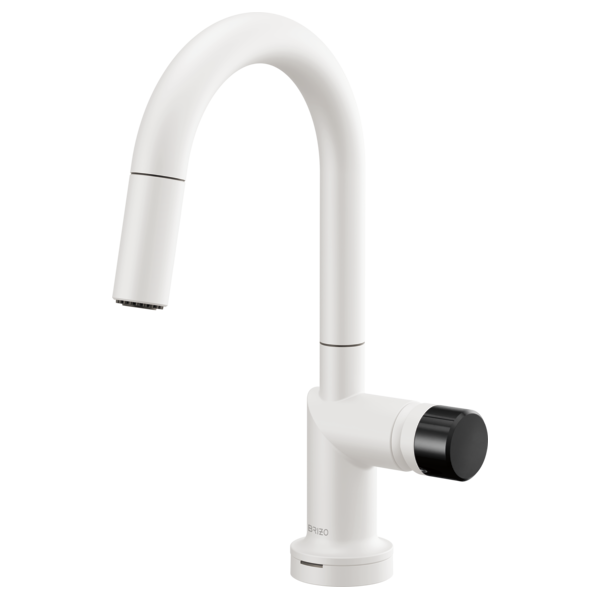 Brizo Odin: SmartTouch Pull-Down Prep Kitchen Faucet with Arc Spout - Less Handle