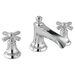 Brizo Rook: Widespread Lavatory Faucet with Channel Spout - Less Handles 1.5 GPM