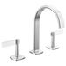 Brizo Allaria 65367LF Widespread Lavatory Faucet with Arc Spout - Less Handles