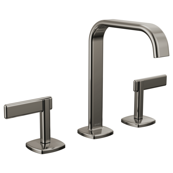 Brizo Allaria: Widespread Lavatory Faucet with Square Spout - Less Handles