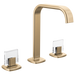 Brizo Allaria: Widespread Lavatory Faucet with Square Spout - Less Handles