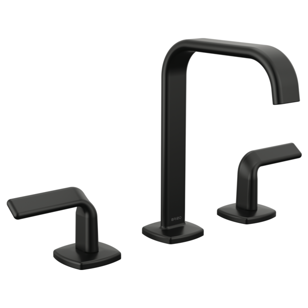 Brizo Allaria: Widespread Lavatory Faucet with Square Spout - Less Handles