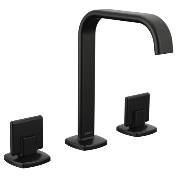Brizo Allaria: Widespread Lavatory Faucet with Square Spout - Less Handles