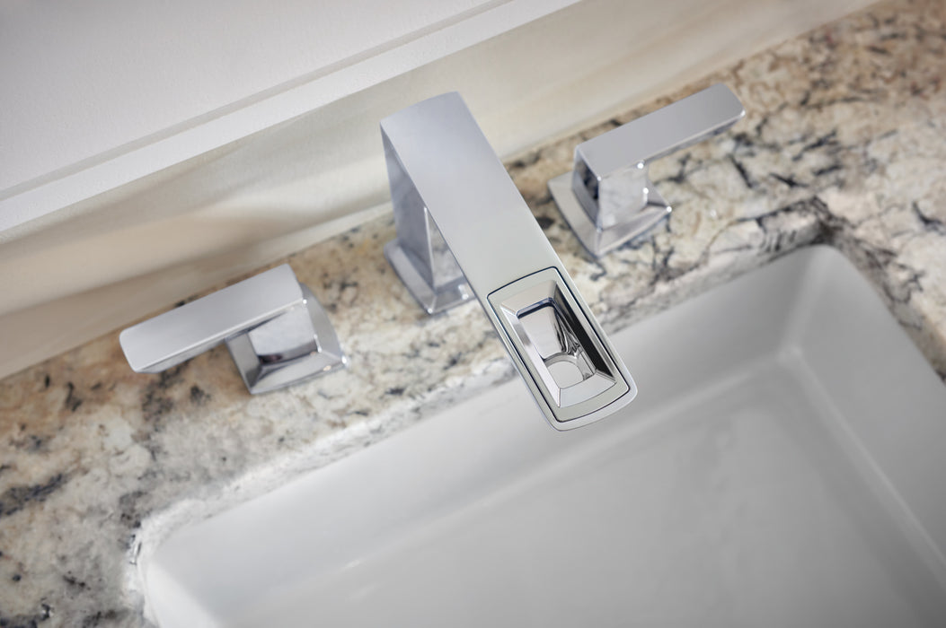 Brizo Vettis: Widespread Lavatory Faucet With Open-Flow Spout 1.2 GPM
